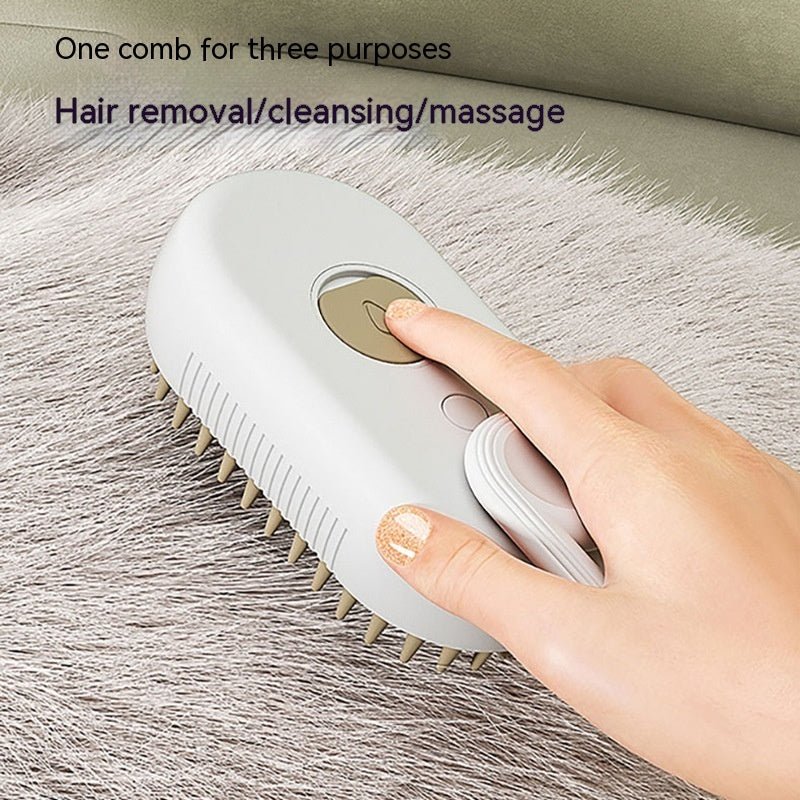Cat Steam Brush Steamy Dog Brush 3 In 1 Electric Spray Cat Hair Brushes For Massage Pet Grooming Comb Hair Removal Combs Pet Products - Oopsdadforgot.com