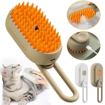 Cat Steam Brush Steamy Dog Brush 3 In 1 Electric Spray Cat Hair Brushes For Massage Pet Grooming Comb Hair Removal Combs Pet Products - Oopsdadforgot.com