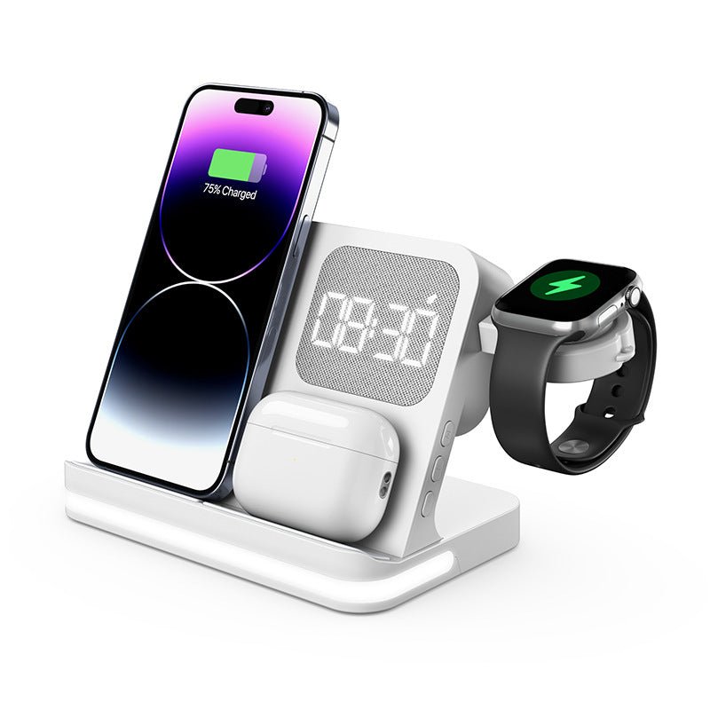 Clock Alarm Compatible With Mobile Phones Smartwatches Headphones And Wireless Chargers - Oopsdadforgot.com