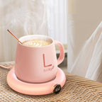 Coffee Mug Warmer Warm Coaster Smart Heating Cup Thermal Insulation Constant Temperature Coaster Heating Pad Desktop - Oopsdadforgot.com