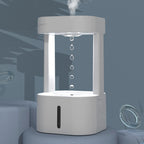 Creative Anti - gravity Water Drop Humidifier Air Conditioning Mist Spray Household Quiet Bedroom Office With 580ML Water Tank - Oopsdadforgot.com