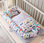 Crib Anti - pressure Newborn Foldable Portable Crib Middle Bed Baby Infant Mattress Bionic Travel Bed - Oopsdadforgot.com