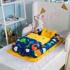 Crib Anti - pressure Newborn Foldable Portable Crib Middle Bed Baby Infant Mattress Bionic Travel Bed - Oopsdadforgot.com