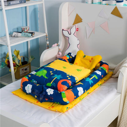 Crib Anti - pressure Newborn Foldable Portable Crib Middle Bed Baby Infant Mattress Bionic Travel Bed - Oopsdadforgot.com