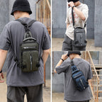 Crossbody Bags Men Multifunctional Backpack Shoulder Chest Bags - Oopsdadforgot.com