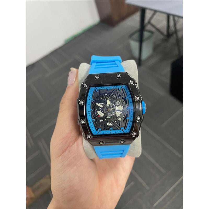 Cylindrical Mens Watch With Luminous Quartz Movementnon - wristwatch - Oopsdadforgot.com