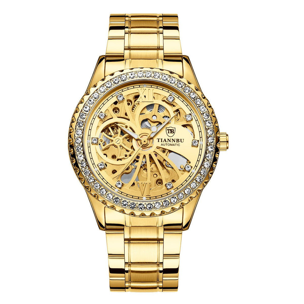 Diamond Automatic Mechanical Watch Men - Oopsdadforgot.com