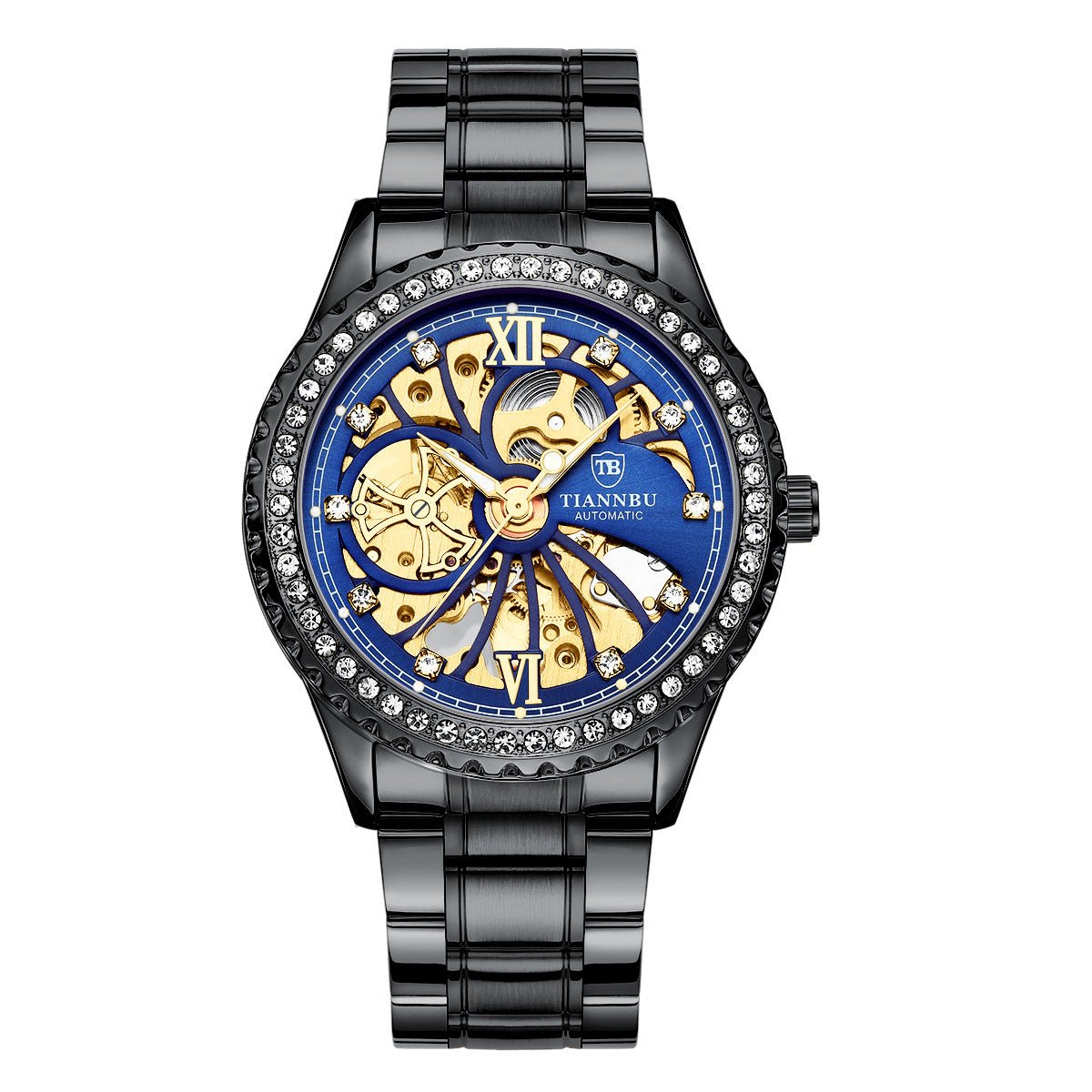 Diamond Automatic Mechanical Watch Men - Oopsdadforgot.com