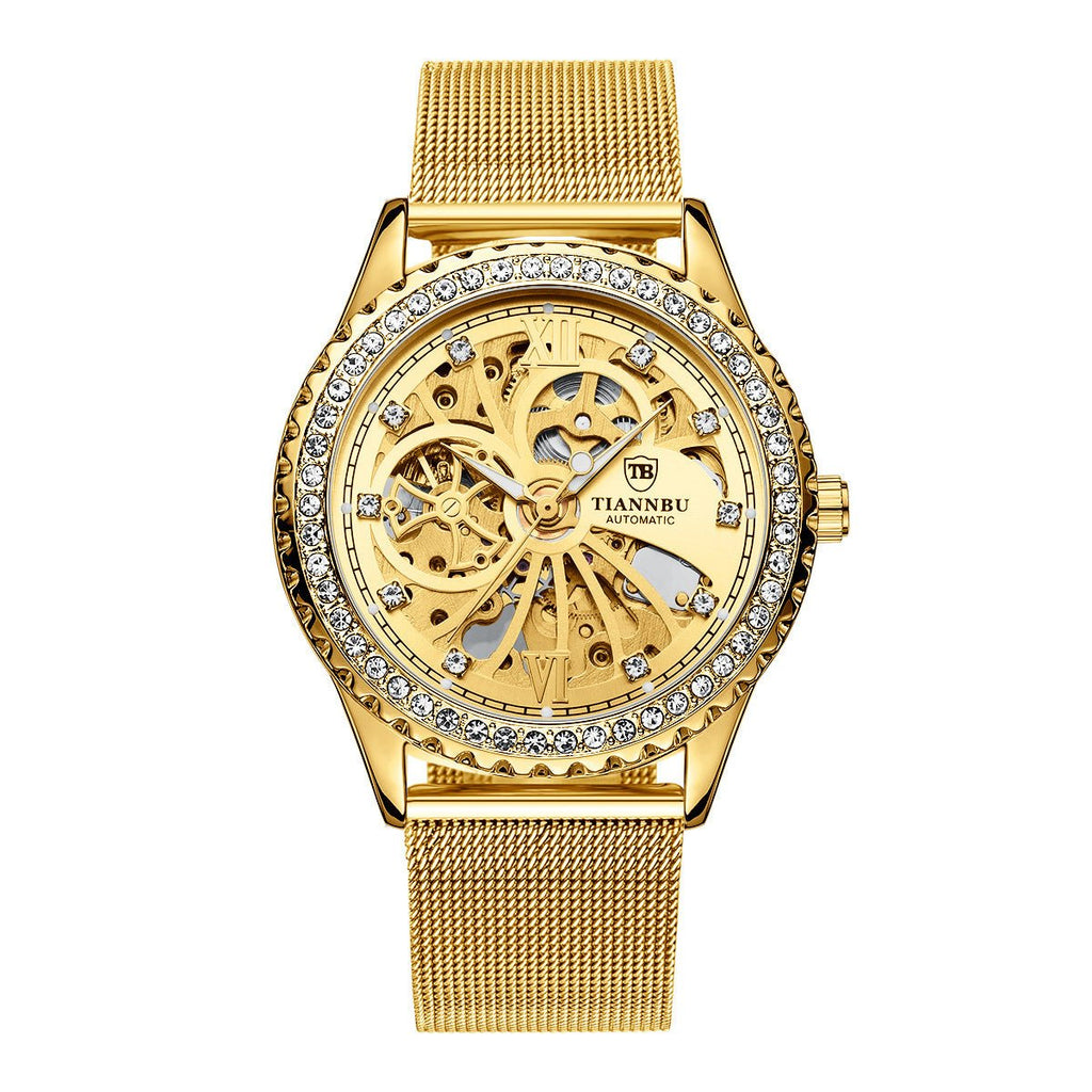 Diamond Automatic Mechanical Watch Men - Oopsdadforgot.com
