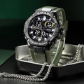 Digital Alloy Electronic Watch Men - Oopsdadforgot.com