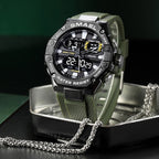 Digital Alloy Electronic Watch Men - Oopsdadforgot.com