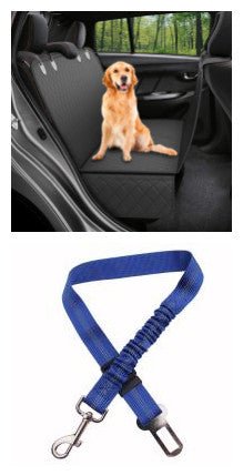 Dog Car Seat Cover View Mesh Pet Carrier Hammock Safety Protector Car Rear Back Seat Mat With Zipper And Pocket For Travel - Oopsdadforgot.com
