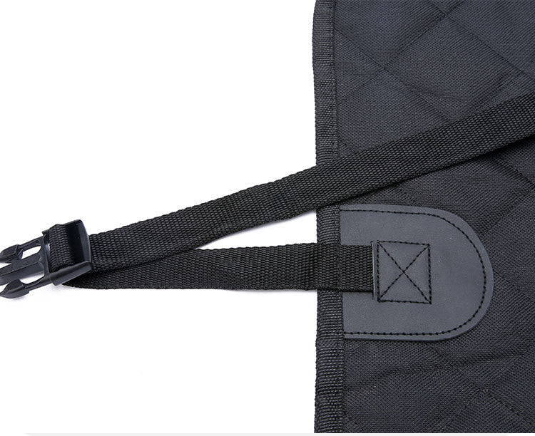 Dog Car Seat Cover View Mesh Pet Carrier Hammock Safety Protector Car Rear Back Seat Mat With Zipper And Pocket For Travel - Oopsdadforgot.com