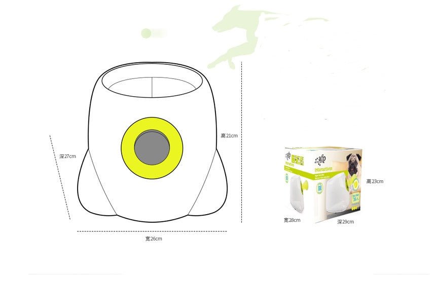 Dog Pet Automatic Interactive Ball Launcher - Oopsdadforgot.com