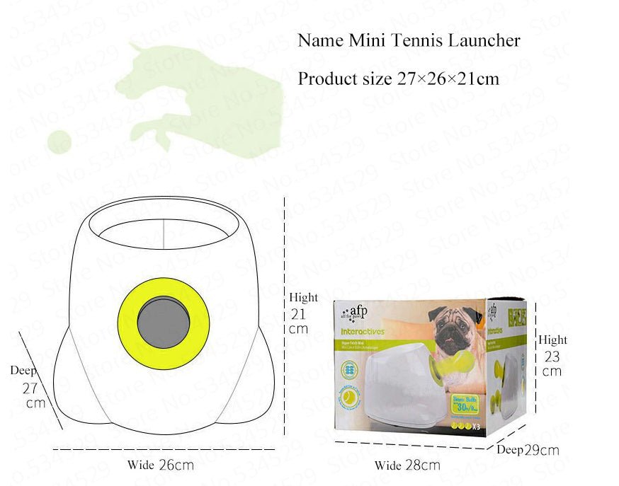 Dog Pet Automatic Interactive Ball Launcher - Oopsdadforgot.com