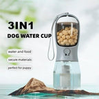 Dog Water Cup Drinking Food Garbage Bag Three - in - one Portable Small Multi - functional Pet Cups Pets Supplies - Oopsdadforgot.com
