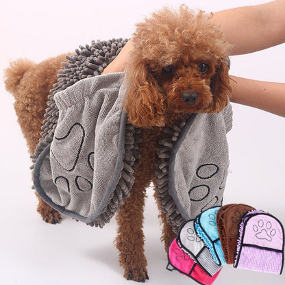 Dogs Cats Towels Super Absorbent Dog Bathrobe Microfiber Bath Towels Quick - Drying Cat Bath Towel For Pets Towel Dog Towels Pet Products - Oopsdadforgot.com