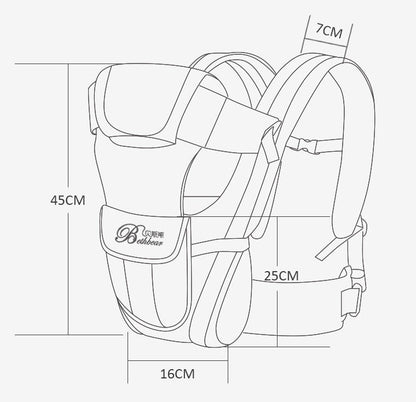 Double Shoulder Baby Carriers Mother and Child Travel Supplies - Oopsdadforgot.com