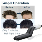 Electric Hair Straightener Brush,Men Quick Beard Straightener Styler Comb,Hair Straightening,Curly Hair Straightening Comb,Side Hair Detangling,Multifunctional Hair Curling Curler - Oopsdadforgot.com