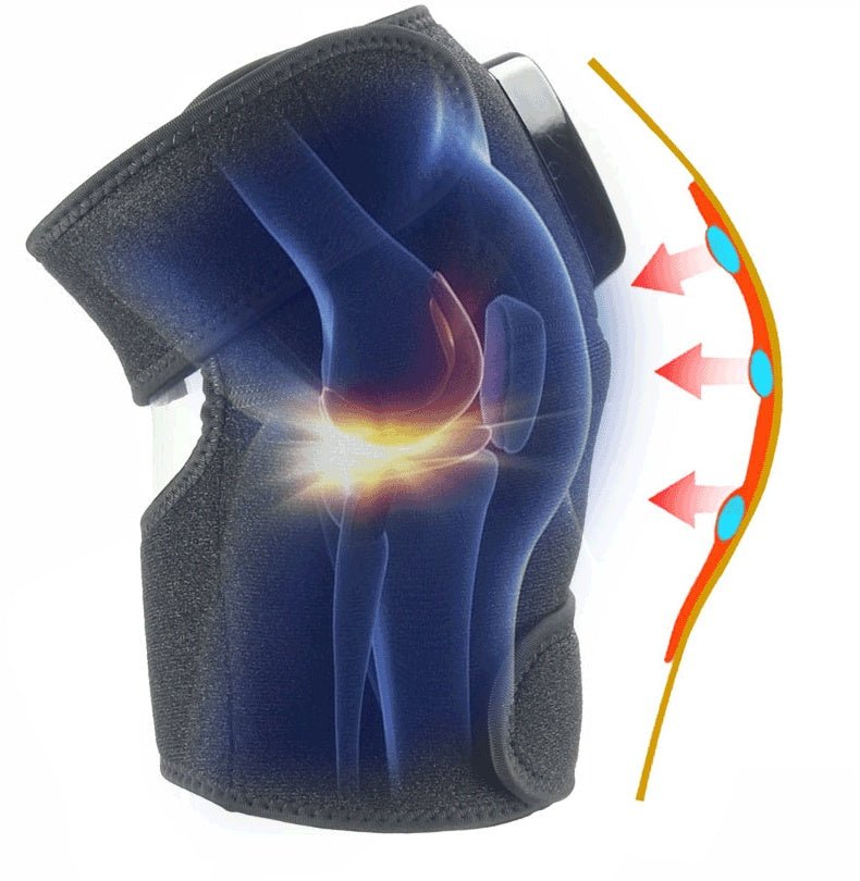 Electric Infrared Heating Knee Massager Wrap Elbow Joint Support Vibration Therapy Physiotherapy Machine Pain Relief Massageador - Oopsdadforgot.com