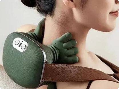 Electric Neck And Shoulder Muscle Massager Wireless Shoulder And Back Kneading Massage Shawl Neck Masajeador Relax Pain Relief - Oopsdadforgot.com