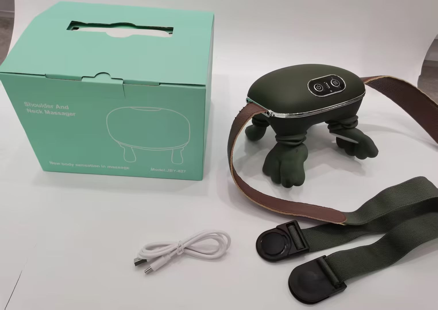 Electric Neck And Shoulder Muscle Massager Wireless Shoulder And Back Kneading Massage Shawl Neck Masajeador Relax Pain Relief - Oopsdadforgot.com