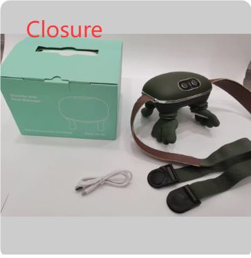 Electric Neck And Shoulder Muscle Massager Wireless Shoulder And Back Kneading Massage Shawl Neck Masajeador Relax Pain Relief - Oopsdadforgot.com