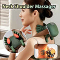 Electric Neck And Shoulder Muscle Massager Wireless Shoulder And Back Kneading Massage Shawl Neck Masajeador Relax Pain Relief - Oopsdadforgot.com