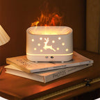 Elk Flame Humidifier Diffuser Mute Household Atmosphere Lamp Christmas Home Decorations - Oopsdadforgot.com