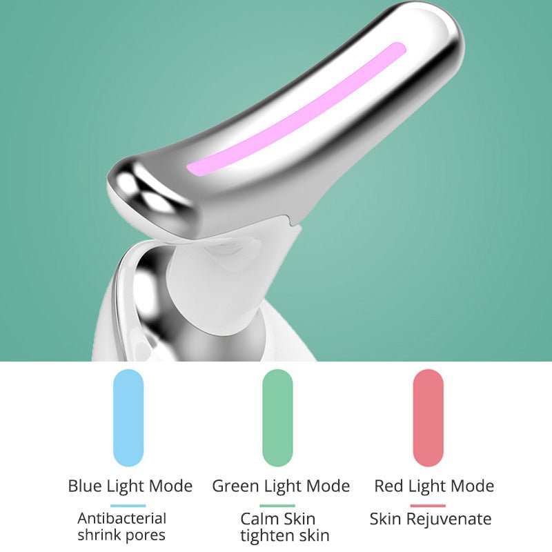 EMS Thermal Neck Lifting And Tighten Massager Electric Microcurrent Wrinkle Remover - Oopsdadforgot.com
