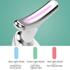 EMS Thermal Neck Lifting And Tighten Massager Electric Microcurrent Wrinkle Remover - Oopsdadforgot.com