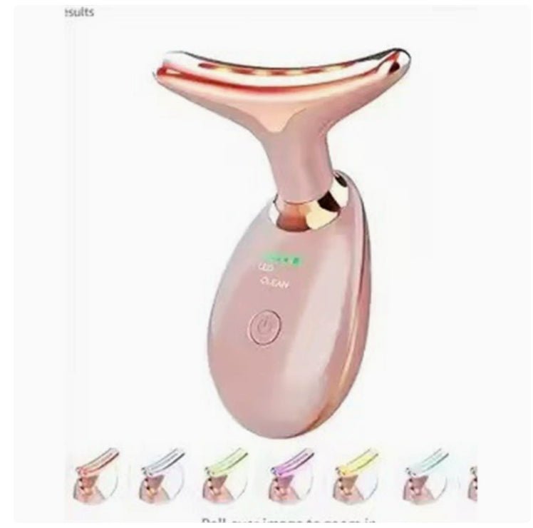 EMS Thermal Neck Lifting And Tighten Massager Electric Microcurrent Wrinkle Remover - Oopsdadforgot.com