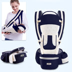 Ergonomic Baby Carrier Infant Baby Hipseat Carrier 3 In 1 Front Facing Ergonomic Kangaroo Baby Wrap Sling - Oopsdadforgot.com