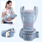 Ergonomic Baby Carrier Infant Baby Hipseat Carrier 3 In 1 Front Facing Ergonomic Kangaroo Baby Wrap Sling - Oopsdadforgot.com
