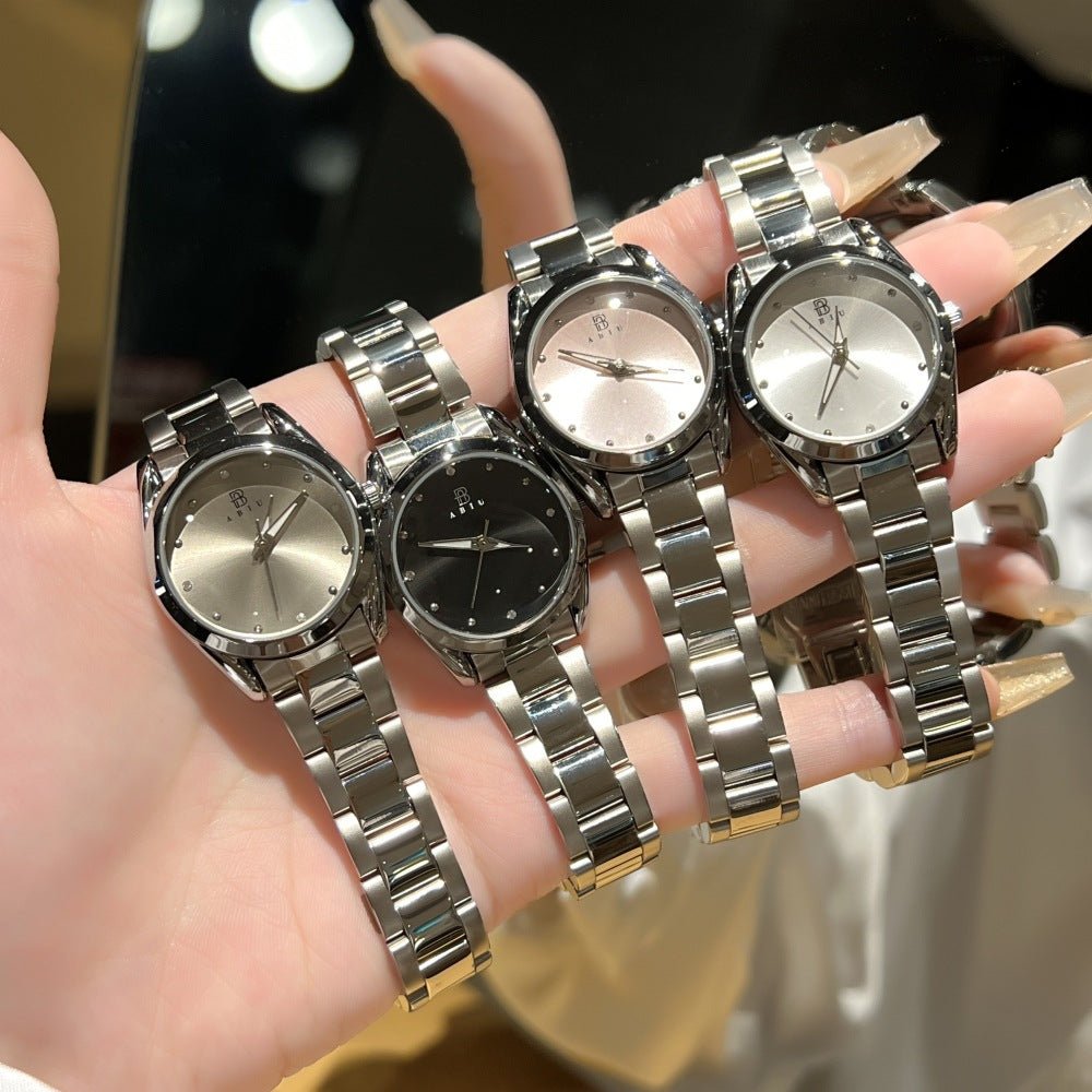 Exquisite Ladies Steel - band Wristwatch - Oopsdadforgot.com