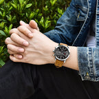 Fashion Casual Watch Mens Watches Men Luxury Brand Quartz Watch Business Leather Men's Watches Clock - Oopsdadforgot.com