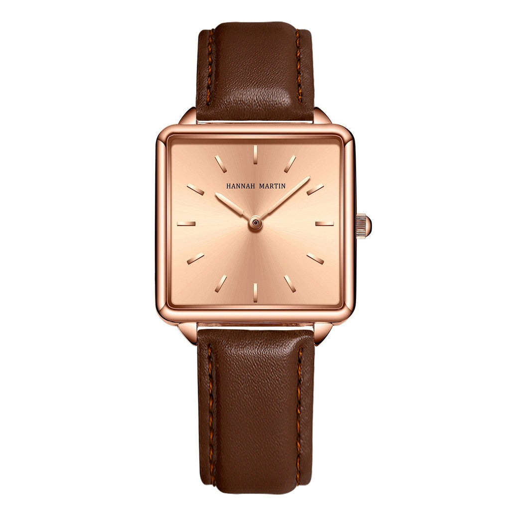 Fashion Small Square Watch Women's Watch Japanese Movement Students Square Women's Watch - Oopsdadforgot.com