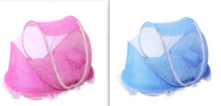 Foldable Baby Bed Net With Pillow Net 2pieces Set - Oopsdadforgot.com