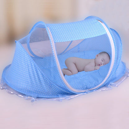 Foldable Baby Bed Net With Pillow Net 2pieces Set - Oopsdadforgot.com
