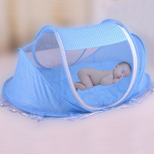 Foldable Baby Bed Net With Pillow Net 2pieces Set - Oopsdadforgot.com