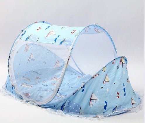 Foldable Baby Bed Net With Pillow Net 2pieces Set - Oopsdadforgot.com