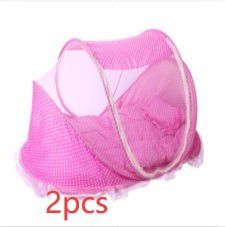 Foldable Baby Bed Net With Pillow Net 2pieces Set - Oopsdadforgot.com