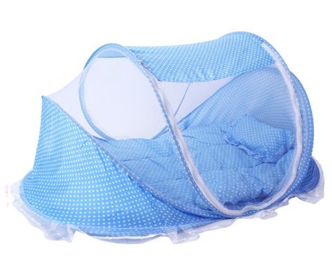 Foldable Baby Bed Net With Pillow Net 2pieces Set - Oopsdadforgot.com