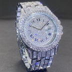 Full Diamond High End Calendar Men's Quartz Watch Gentlemen's Watch - Oopsdadforgot.com