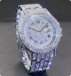 Full Diamond High End Calendar Men's Quartz Watch Gentlemen's Watch - Oopsdadforgot.com