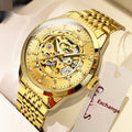 Fully Automatic Mechanical Skeleton Mens Watch - Oopsdadforgot.com