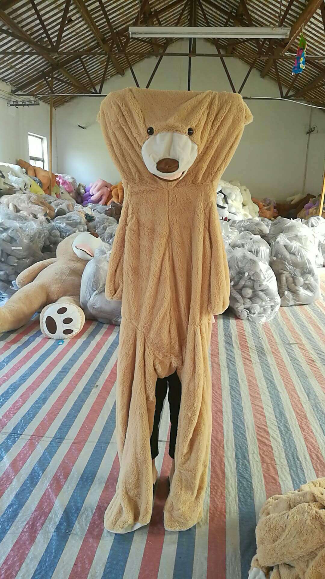 Giant Teddy Bear Plush Toy Huge Soft Toys Leather Shell - Oopsdadforgot.com