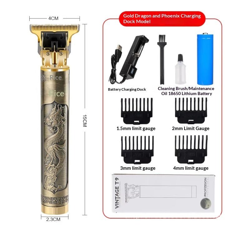 Hair Trimmer Barber Hair Clipper Cordless Hair Cutting Machine Beard Trimmer Shaving Machine Wireless Electric Razor Men Shaver - Oopsdadforgot.com