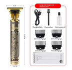 Hair Trimmer Barber Hair Clipper Cordless Hair Cutting Machine Beard Trimmer Shaving Machine Wireless Electric Razor Men Shaver - Oopsdadforgot.com