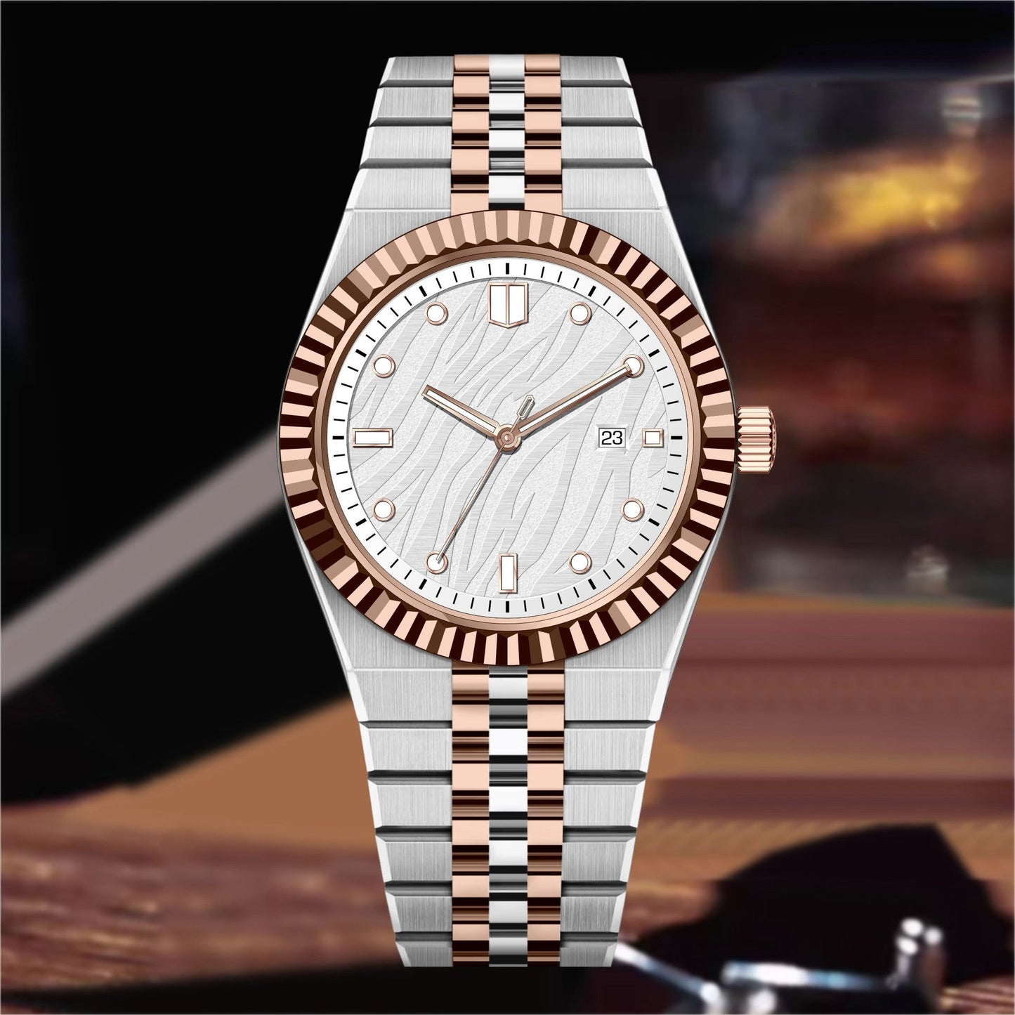 High - End Business Steel - Strap Mens Quartz Watch - Oopsdadforgot.com